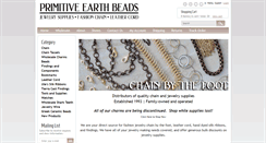 Desktop Screenshot of primitivearthbeads.com